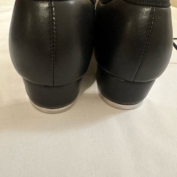 BOKIMD Boy’s Black Tap Dance Shoes - Size 5 Lace Up NWOT - Picture 3 of 6